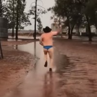 avstralski kmet, dež