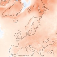 povprečna temperatura evropa