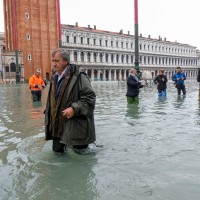benetke, poplavljen markov trg