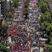 santiago, protesti