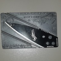 nož v obliki kartice, kartica