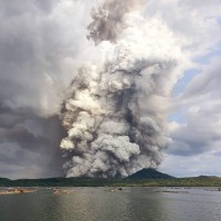 vulkan taal, izbruh