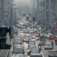 milano, promet, smog