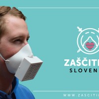 Model 3D maske si lahko vsak brezplačno prenese s platforme Zaščitimo Slovenijo