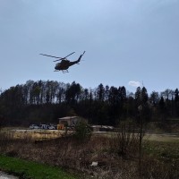 Helikopter, gorski reševalci, vojaški helikopter