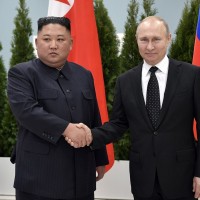 Kim Džong Un, Vladimir Putin,