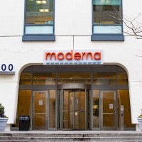 moderna, stavba, farmacevtsko podjetje