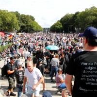 berlin, protikorona protest
