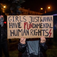 poljska, splav, protest, siedlce