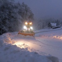 cesta, sneg, sneženje, promet