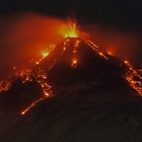 etna, vulkan, ognjenik, januar 2021