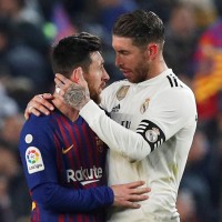 ramos messi real barcelona re