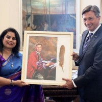 Indija, Borut Pahor
