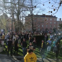 protest, proti ukrepom, ljubljana 31.3