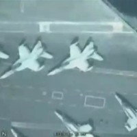 press tv posnetek ameriske letalonosilke