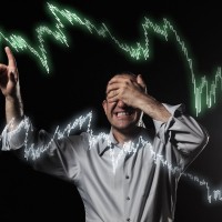 nihanje, trg, strah, panika, naložba, volatilnost