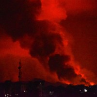 Nyiragongo, izbruh, ognjenik, vzhodni kongo