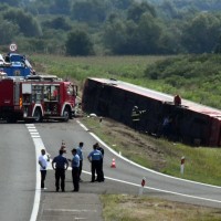 slavonski-brod, hrvaška-avtocesta, nesreča-avtobusa