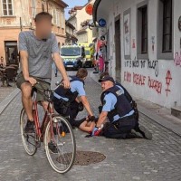 trubarjeva ulica, slovenska policia, streljanje