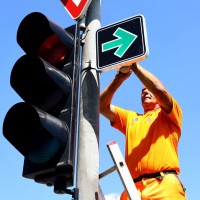 semafor, zavijanje-v-desno, rdeča-luč, prometni-znak