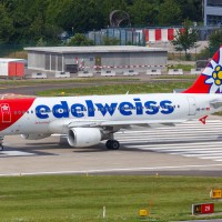 Edelweiss air, Airbus A320, letalo