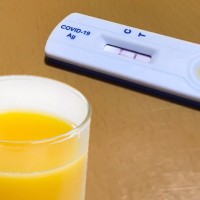 test, pomarančni sok