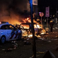 Rotterdam, protest, nasilje