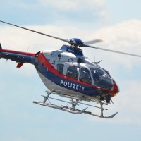 avstrijski helikopter, policija