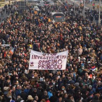 srbija, protest