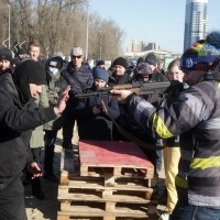 kijev, vojaška vaja za civiliste