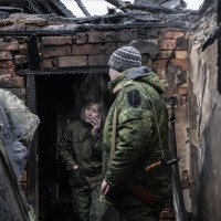 lugansk, ukrajinsko obstreljevanje, rovenky