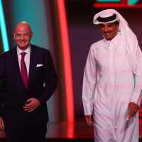 Gianni Infantino Emir of Qatar Sheikh Tamim bin Hamad al-Thani 22 re