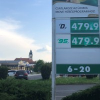 madžarska, gorivo, bencin, dizel, črpalka
