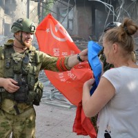 lisičansk, ruska vojska, zastava