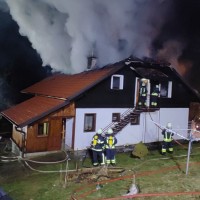 Požar hiše Lipa