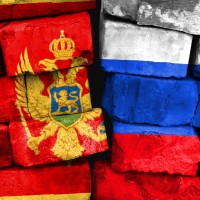 Ruska in črnogorska zastava