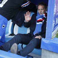 Siniša Mihajlović po nogometni tekmi italijanske serie A med SSC Napoli in UC Sampdoria na stadionu