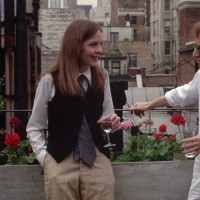 Diane in Woody v eni od najbolj prepoznavnih scen iz filma Annie Hall