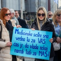 protestni shod, medicinske sestre