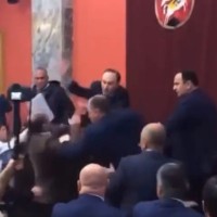 gruzija, parlament, pretep