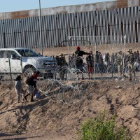 prehod meje, ZDA, ograja, migranti