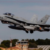 F-18 hornet, letalo, vojaško, španija,