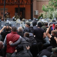 protest, srbi na kosovu, zvečan
