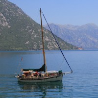 črna gora, čoln