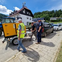 Telemachov agregat na poti v Črno na Koroškem