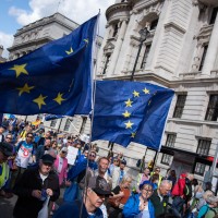 London, brexit, protest