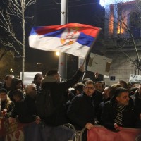 Protestni shod v Srbiji