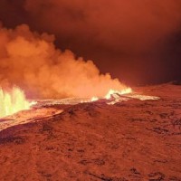 izbruh vulkana, islandija