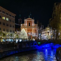 Ljubljana center okrasitev turist