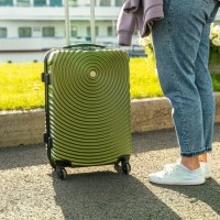kovček, potovanje, ženska